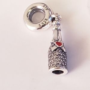 🍾Authentic Pandora WINE DANGLE CHARM